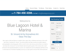 Tablet Screenshot of bluelagoonsvg.com